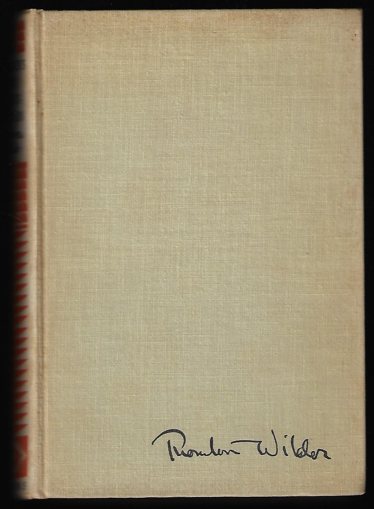 Thornton Wilder / Heaven's My Destination 1st Edition