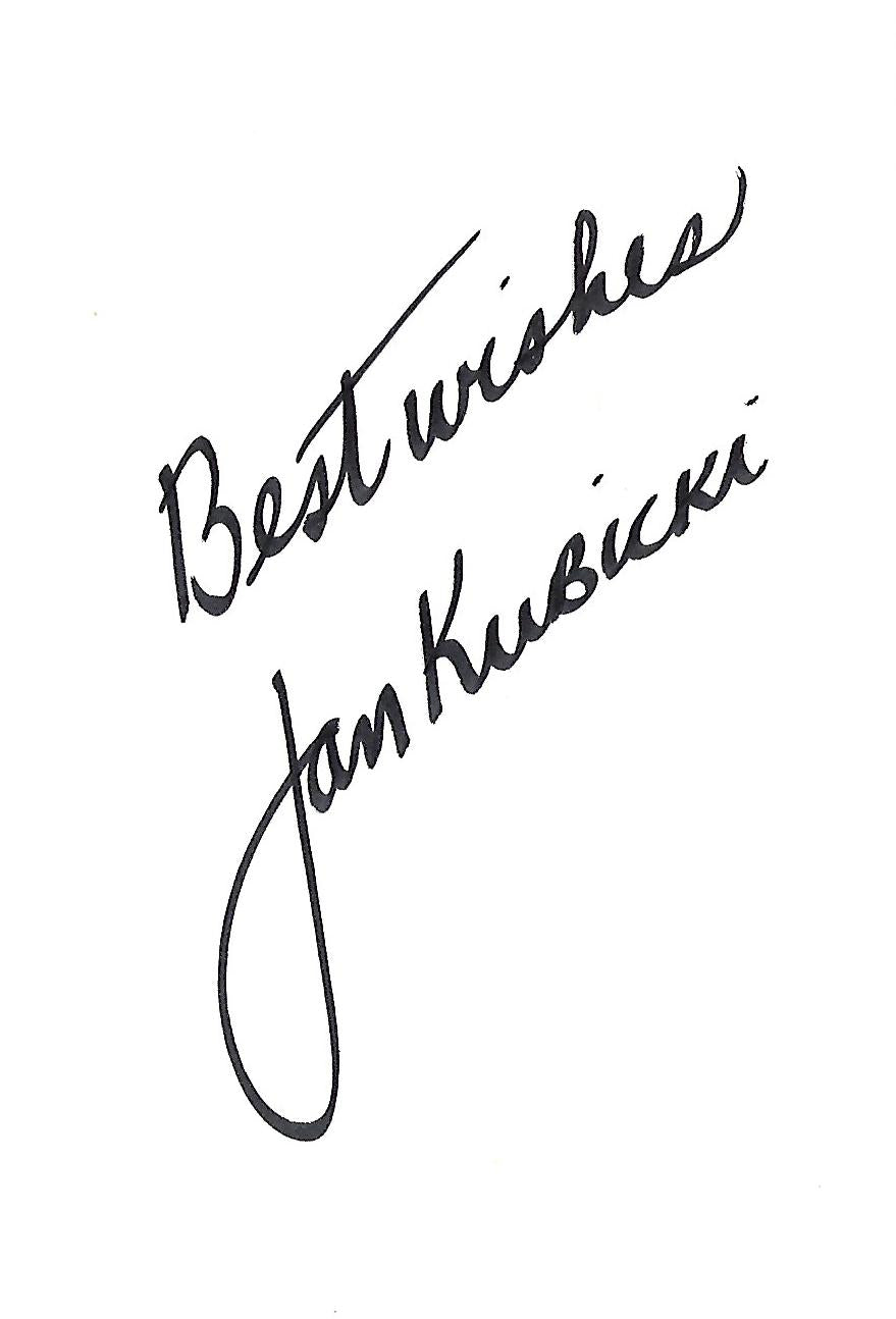 Jan Kubicki / Breaker Boys Signed 1st Edition
