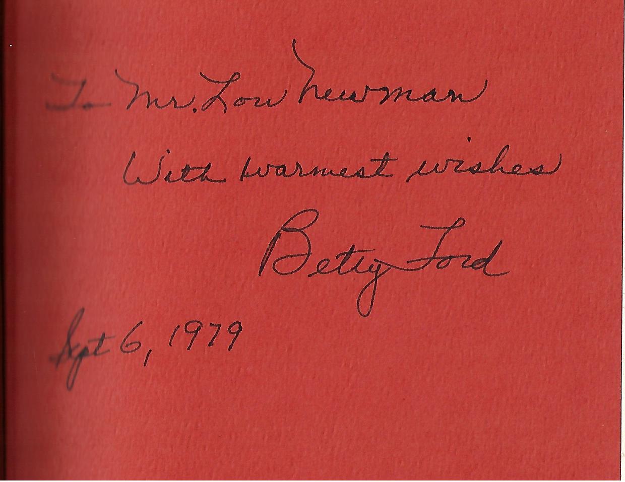 Betty Ford / The Times of My Life Signed
