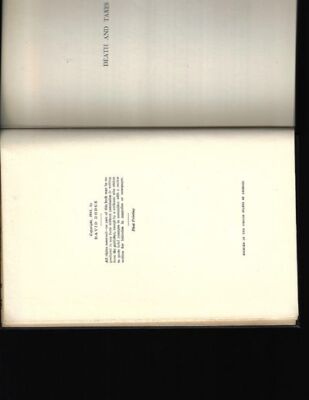 David Dodge / Death and Taxes Signed 1st Edition