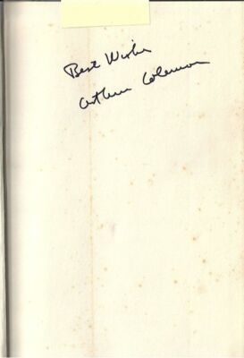 Arthur Coleman / Petals on a Wet Black Bough Signed 1st Edition