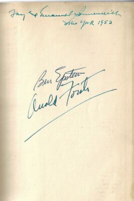 Arnold Forster, Benjamin R Epstein / Troublemakers Signed