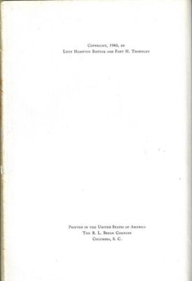 Archibald Rutledge / Rain on the Marsh 1st Edition