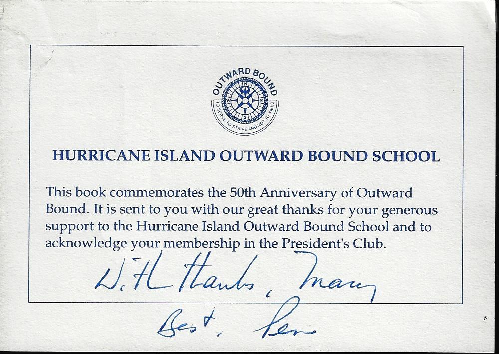 Mark Zelinski / Outward Bound 1st Edition