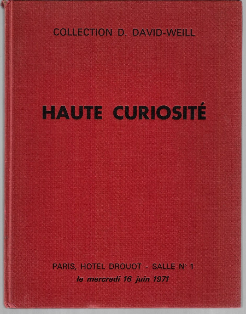 Collection D. David-Weill Haute Curiosité