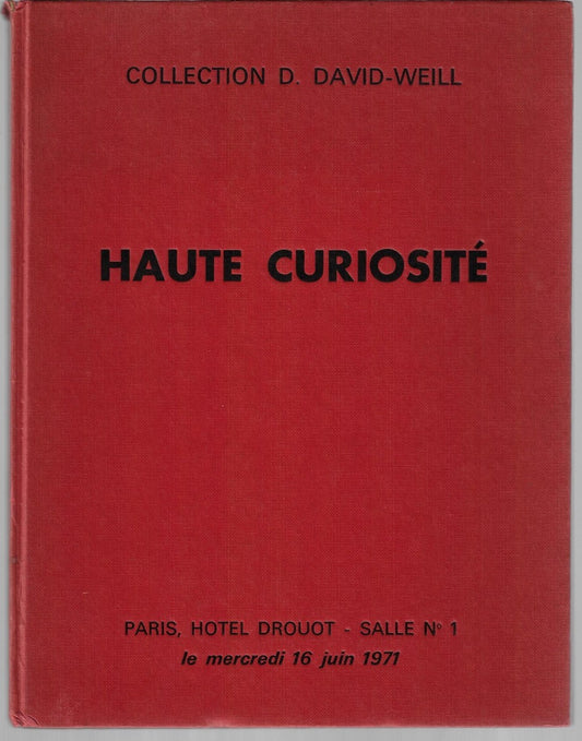 Collection D. David-Weill Haute Curiosité