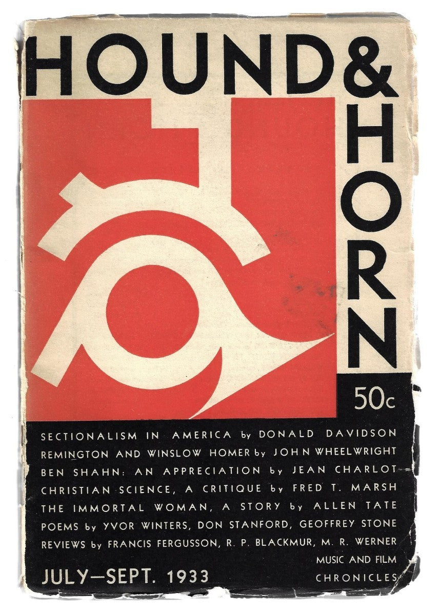 Hound & Horn July - September 1933