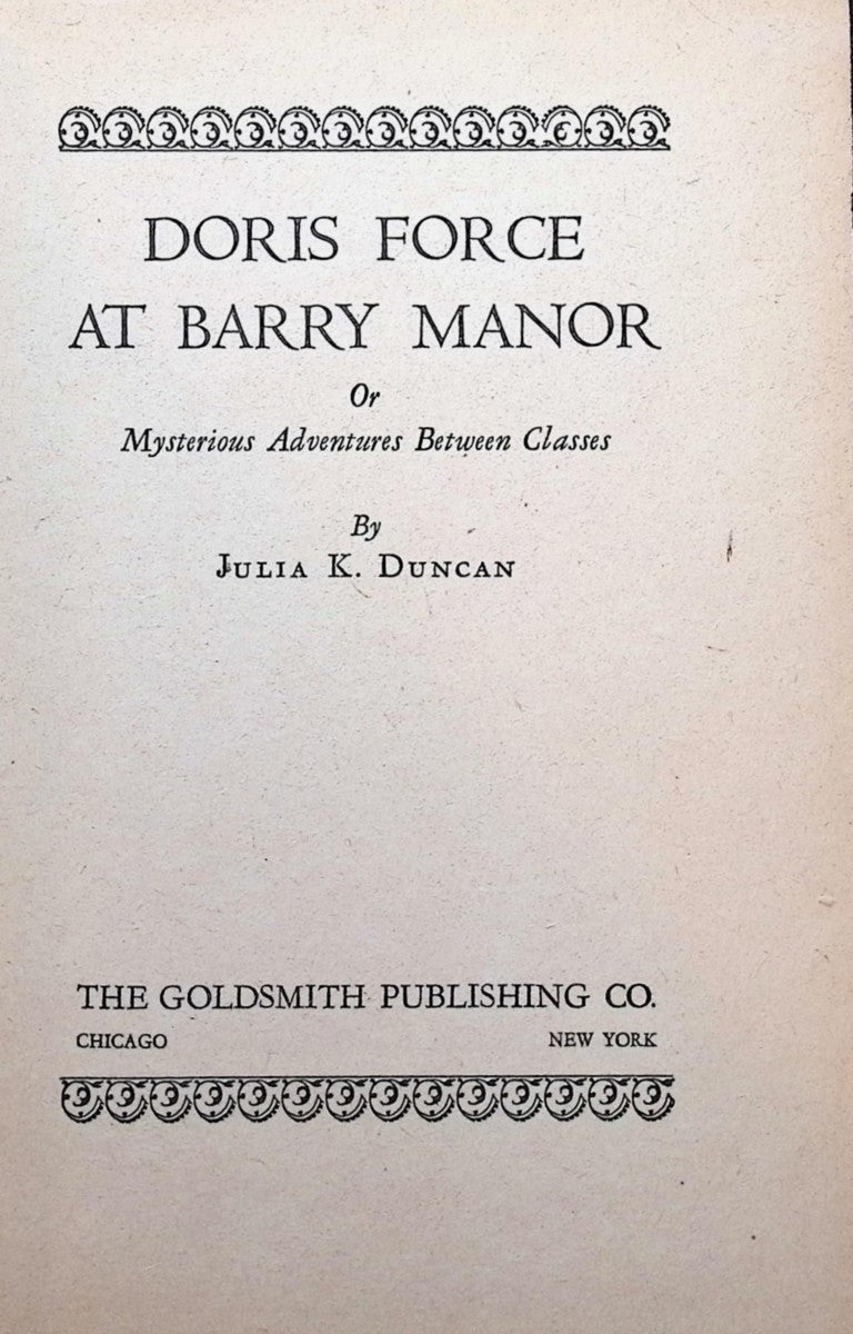 Doris Force At Barry Manor