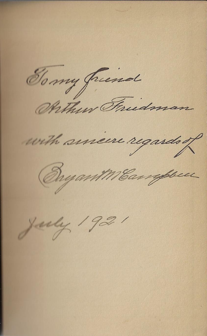 Bryant McCampbell / Auction Tactics Signed