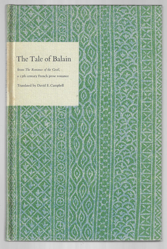 Translated: David E Campbell / The Tale of Balain 1st Edition